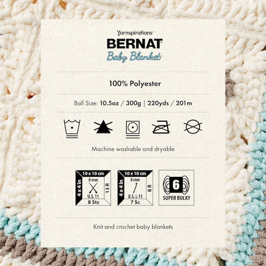 Bernat® Baby Blanket™ Variegates Yarn